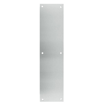Don Jo Push Plate 3-1/2" X 15", Aluminum