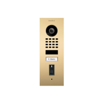 Doorbird D1101FV-F US3 Video Fingerprint Sngl Button Brass