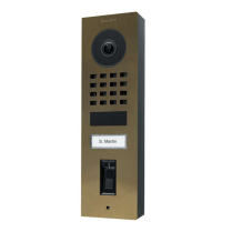 Doorbird D1101FV-S US4 Video Fingerprint Sngl Button Brass