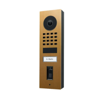 Doorbird D1101FV-S US4P Vid Fingerprint Sngl Button Gold PVD
