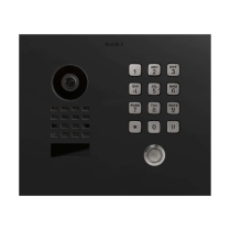 Doorbird D1101KHC-F US19 Video Hrzntl Keypad Sngl Round Blk