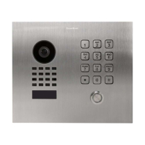 Doorbird D1101KHC-F V2A Video Hrzntl Keypad Sngl Round Steel