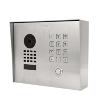 Doorbird D1101KHC-S V2A Video Hrzntl Keypad Sngl Round Steel
