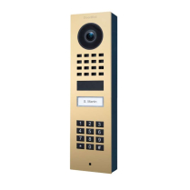 Doorbird D1101KV-S US3 Video Keypad Sngl Button Brass