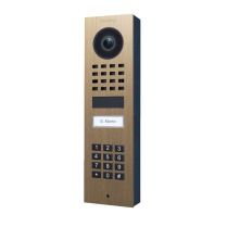 Doorbird D1101KV-S US4 Video Keypad Sngl Button Brass