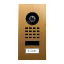 Doorbird D1101V-F US4P Video Sngl Button Gold PVD