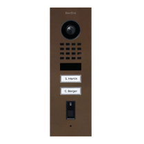 Doorbird D1102FV-F 10BE Video Fingerprint Two Buttons Brnz