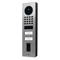 Doorbird D1102FV-S V2A Video Fingerprint Two Buttons Steel