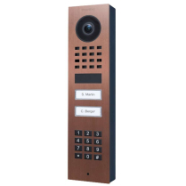 Doorbird D1102KV-S US10 Video Keypad Two Buttons Brnz