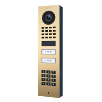 Doorbird D1102KV-S US3 Video Keypad Two Buttons Brass