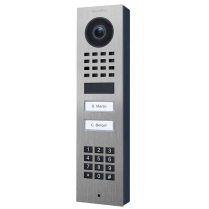 Doorbird D1102KV-S V2A Video Keypad Two Buttons Steel