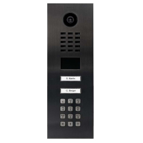 Doorbird D2102KV STG Vid Box Ethernet Keypad 2 Buttons Grey