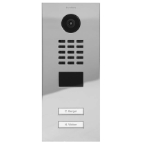 Doorbird D2102V US26 Video Box Ethernet Two Buttons Chrm