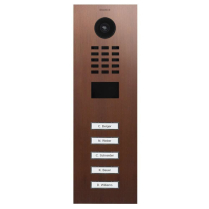 Doorbird D2105V 10BE Video Box Ethernet Five Buttons Brnz