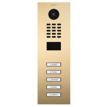 Doorbird D2105V US3 Video Box Ethernet Five Buttons Brass