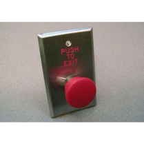 Dortronics 5211MP23DARXE1 5211 Btn 1-9/16 Psh Dlay Z Red Ext