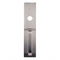 Detex 03C-630 Straight Pull Trim with Cylinder Hole
