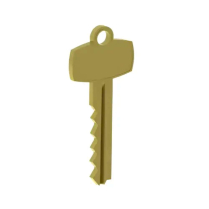 Hager 2-639-7168-3984-BLU Pin SFIC  Blu Contrl Key Blank LC6