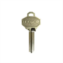 Hager 3907 Key Blank 7-Pin H1 Keyway for SFIC Cylinder Cut