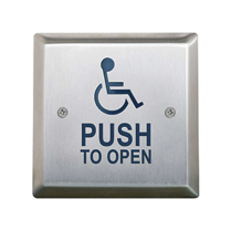 Hager 8228-02H-00-4.5-SQR Nrrw Kntc Oprtr 4.5 Sqr Whlchr Txt