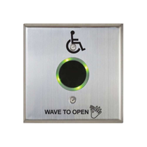 Hager 8229-02H-05LR-4.5-SQR 6 Rnd Oprtr 4.5  Whlchr Txt Stl