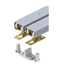 Hager 9611-HD-48 Bypass Track Door Hvy Duty 48in Mill Alum