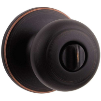 Kwikset 300CV 11P Cove Knob Venetian Bronze Privacy Set