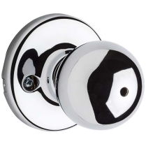 Kwikset 300P 26 RCAL RCS Polo Bright Chrome Privacy Knob