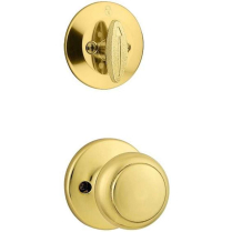 Kwikset 604CV Cove Knob Single Cylinder Interior Trim for Ha