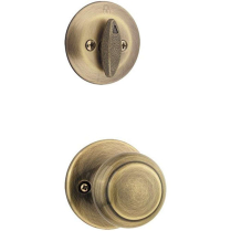 Kwikset 604CV Cove Knob Single Cylinder Interior Trim for Ha