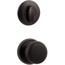 Kwikset 604H Hancock Knob Single Cylinder Interior Trim for