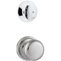 Kwikset 604H Hancock Knob Single Cylinder Interior Trim for