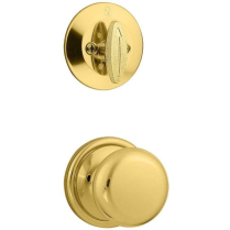 Kwikset 604H Hancock Knob Single Cylinder Interior Trim for