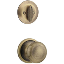 Kwikset 604H Hancock Knob Single Cylinder Interior Trim for