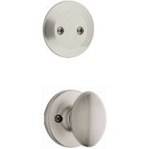 Kwikset 606A0 Aliso Knob Dummy Inactive Interior Trim for Ha