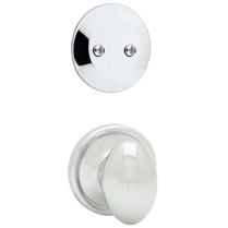 Kwikset 606L Laurel Egg Dummy Inactive Interior Trim for Han