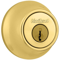 Kwikset Single Cylinder Deadbolt (Adjustable backset)