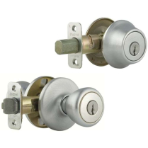 Kwikset 690T Keyed Entry Tylo Knob with Single Deadbolt Comb