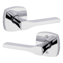 Kwikset 720TPLMDT6ALRCS Midtown Lever Passage Tripoli Chrome