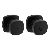 Kwikset 730AYKMDT6ALRCS Midtown Knob Privacy Arroyo Black