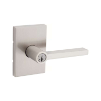 Kwikset 740HFLRCTSMT156ALRCSK3 San Clmte Rect Trim Entry Nkl