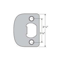 Kwikset 83796 Full Lip Round Corner Strike for Kwikset Knobs