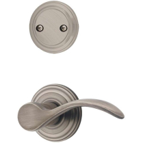 968PML 15A LH PEMBROKE LEVER ANTIQUE NICKEL DUMMY INTERIOR