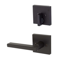 Kwikset 971HFL 514 SQT Halifax Iron Black Inside Trim