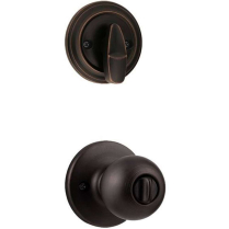 Kwikset 978P Knob Polo Single Cylinder Interior Trim for Han