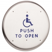 LCN 8310-852T Actuator, Wall Mount, Logo, Text, 6" Round