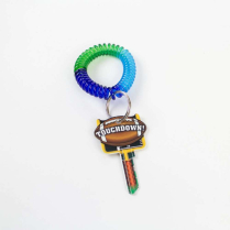 Lucky Line 410091 Wrist Coil with Ring Rainbow 1 per bag