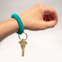 Lucky Line 410381 Wrist Coil with Ring Teal 1 per bag
