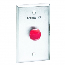 Schlage Electronics 701RD 7/8" Mushroom Button, Red