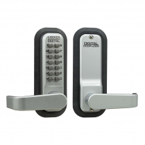 LockeyUSA 2835MG Keyless Knob Lock Passage Satin Chrome